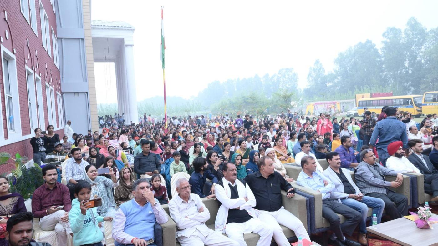 Parents and guests in the audience at the Annual Day